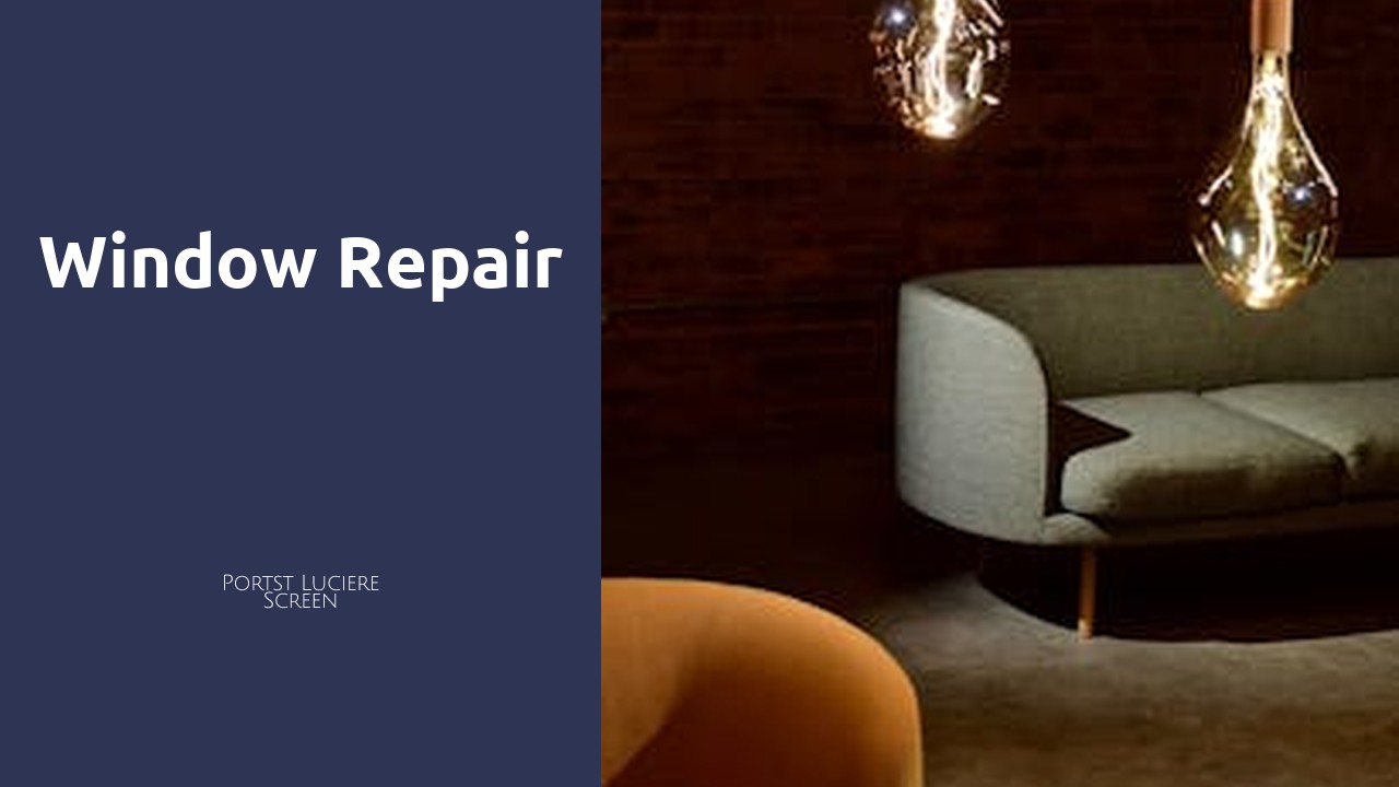 Window repair